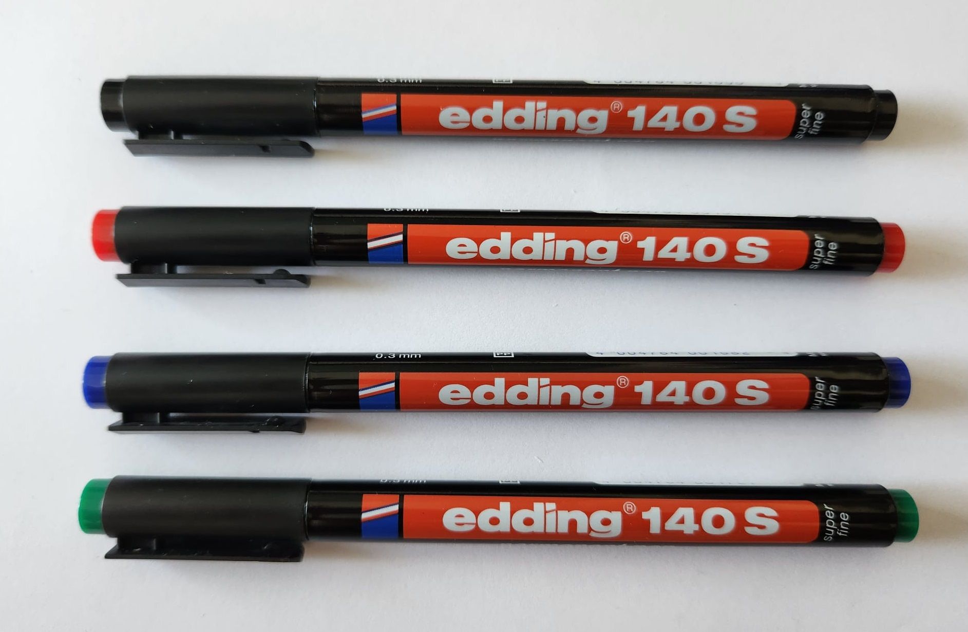 Edding Asetat Kalemi̇ (E-140S) 4 Renk Set