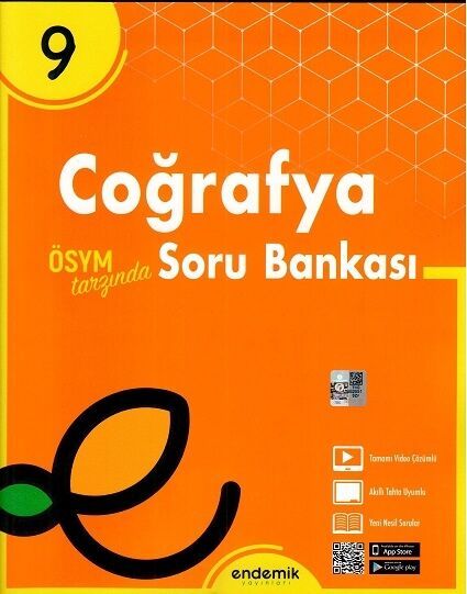 Endemik Yayınları 9. Sınıf Coğrafya Soru Bankası