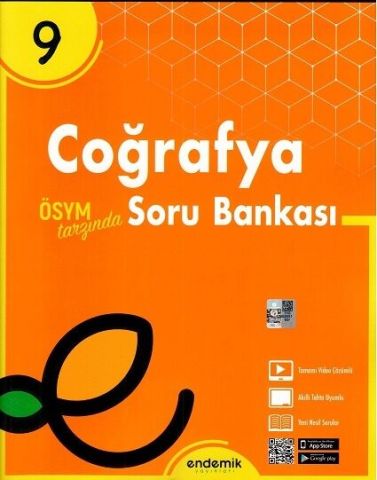 Endemik Yayınları 9. Sınıf Coğrafya Soru Bankası