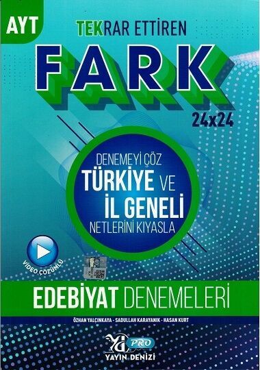 Yayın Denizi AYT Edebiyat Fark 24 x 24 Tekrar Ettiren Denemeleri