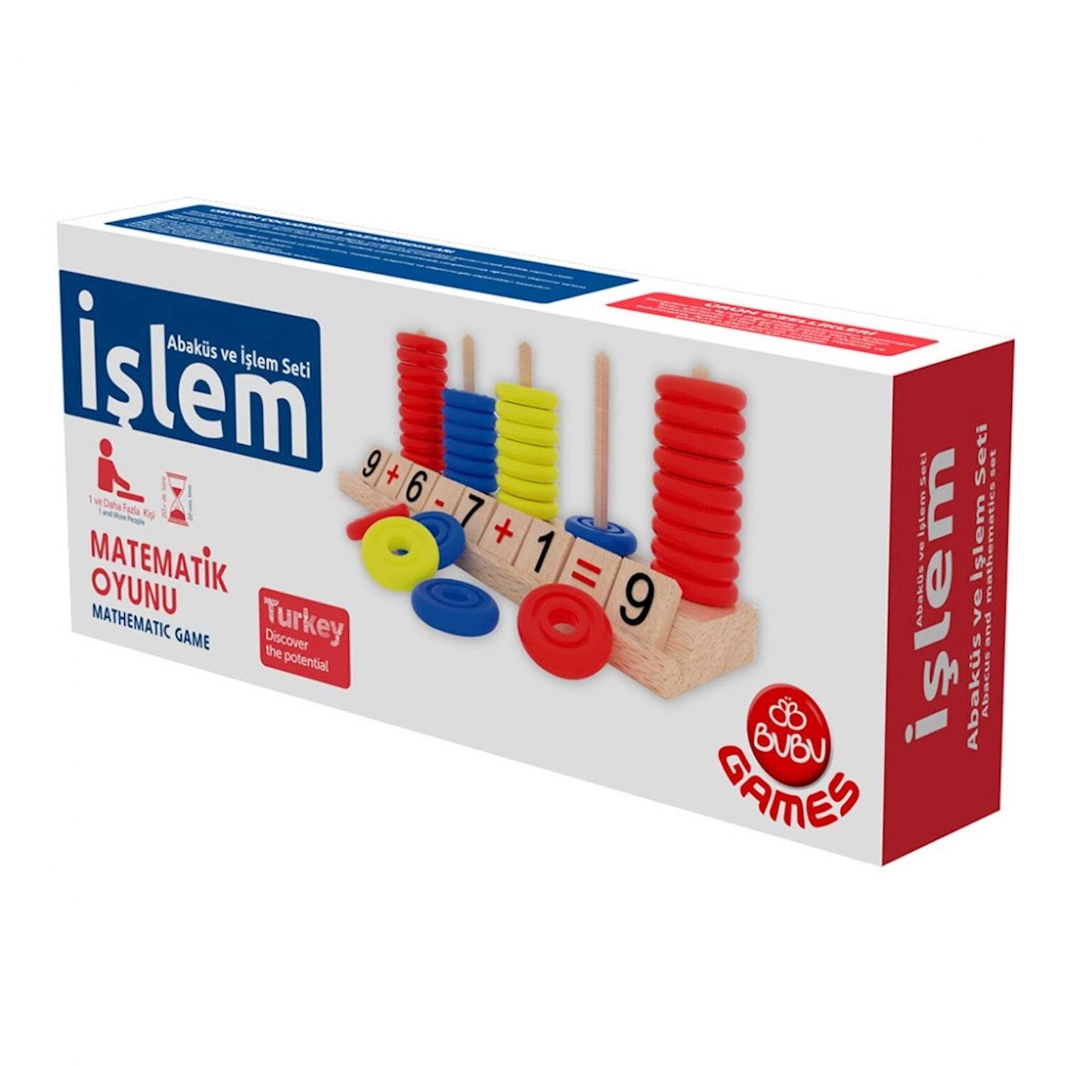 BuBu Games Abaküs Ve İşlem Seti Matematik Oyunu