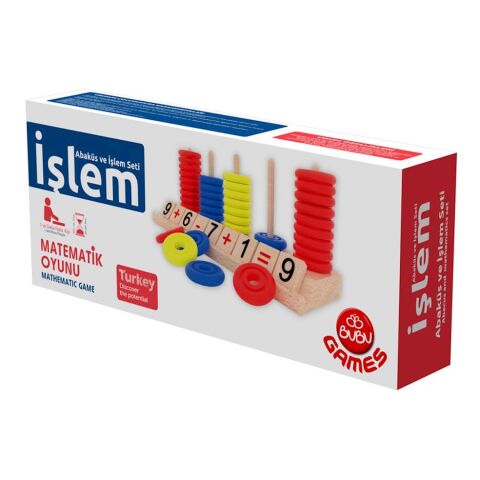 BuBu Games Abaküs Ve İşlem Seti Matematik Oyunu