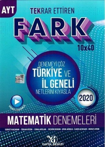 Yayın Denizi AYT Fark Matematik Denemesi