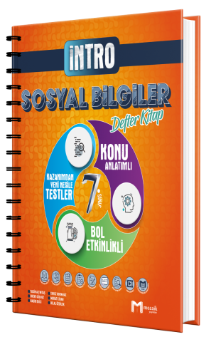 Mozaik Yayınları 7. Sınıf Sosyal Bilgiler Intro Defter