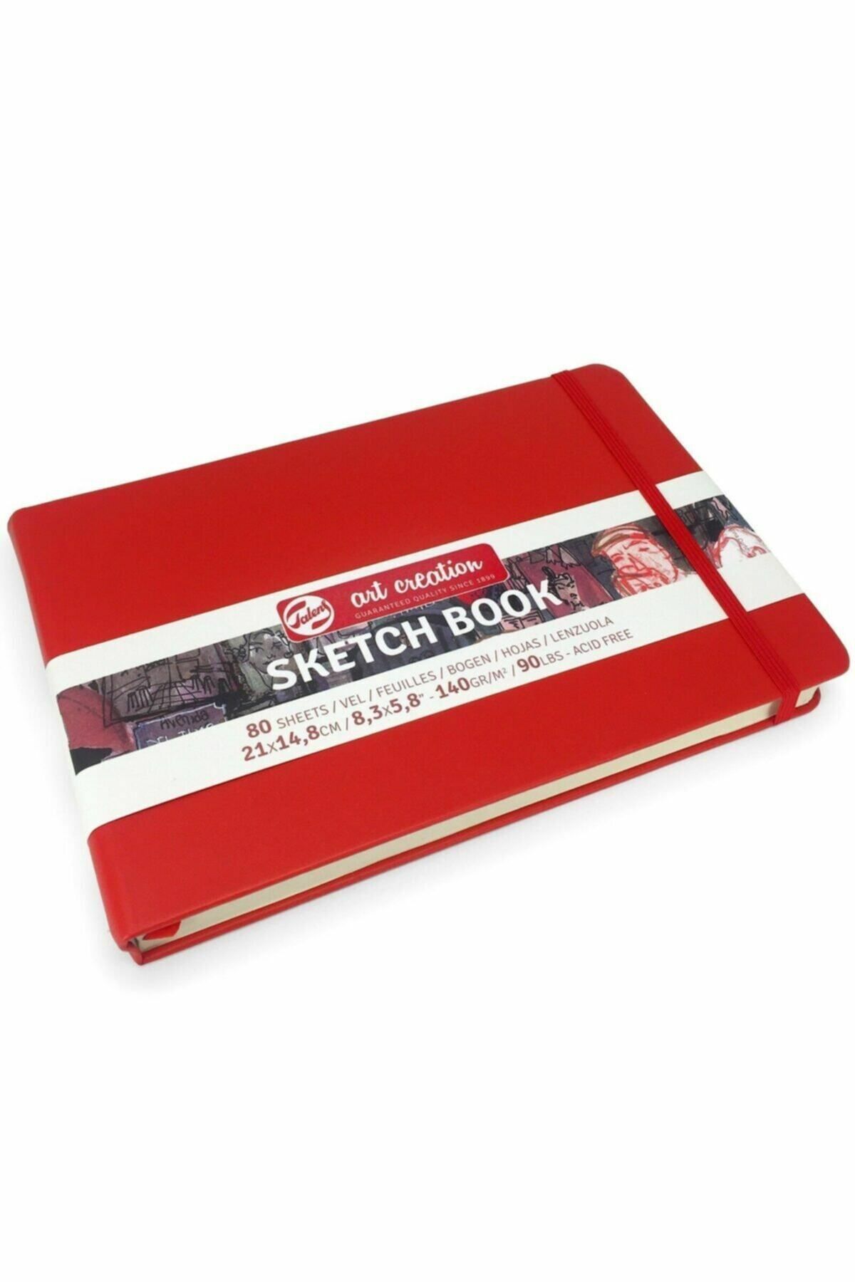 Talens Sketch Book 140gr. 21x14,8cm - Kırmızı