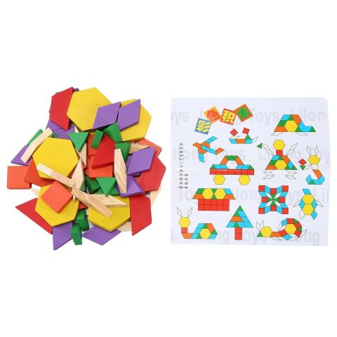 Sino Ahşap Tangram 60 Parça