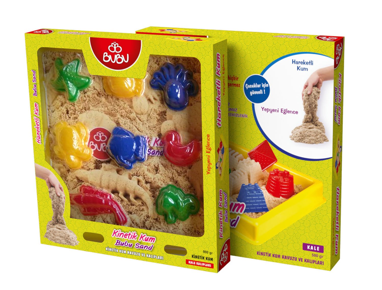 Bu-Bu Kinetik Kum Havuzu Ve Kalıplar 500gr KU-0045