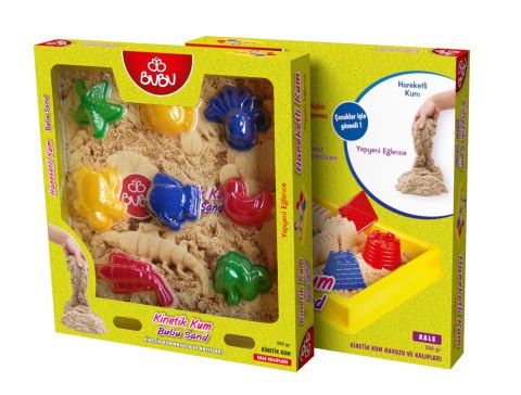 Bu-Bu Kinetik Kum Havuzu Ve Kalıplar 500gr KU-0045