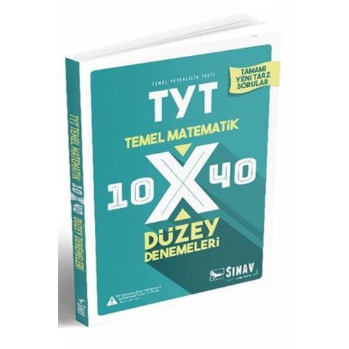 Sınav Yayınları TYT Matematik 10x40 Düzey Denemeleri