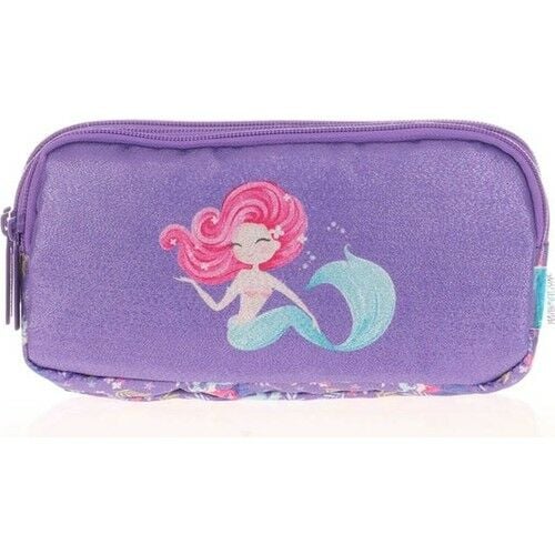 Kaukko Kids&love Aynalı-Simli Mermaid L8097 3 Gözlü Kalem Çantası