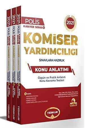 Yediiklim Yayınları 2021 Komiser Yardımcılığı Sınavlarına Hazırlık Konu Anlatımlı Modüler Set