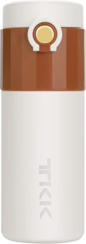 Vagonlife TKK Termos Kupa T-2007 450 ml Kahverengi Kupası, Paslanmaz Çelik, Çift Duvarlı, Yalıtımlı, Sızdırmaz- Kahve ve Çay için Kahve Bardağı
