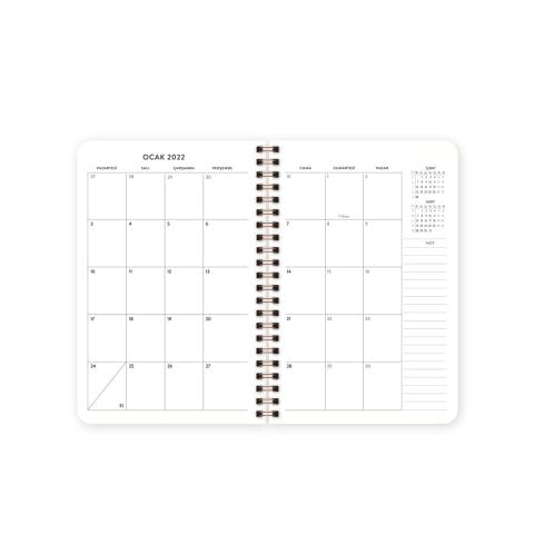 Keskin Color Hisli Şeyler 2022 13x19.5 Haftalık Ajanda - Üstüme Gelmeyin Ben Zaten Dolmuşum