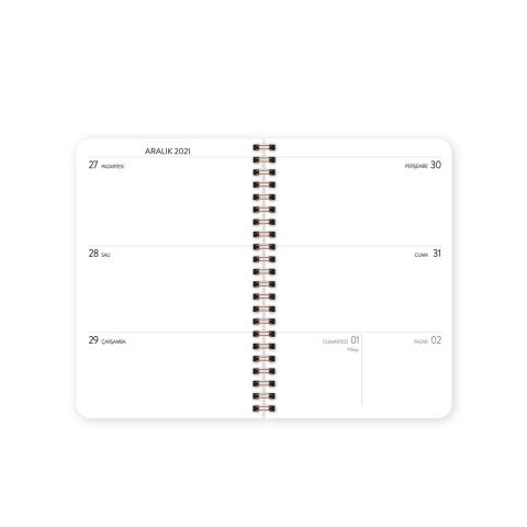 Keskin Color Hisli Şeyler 2022 13x19.5 Haftalık Ajanda - Üstüme Gelmeyin Ben Zaten Dolmuşum
