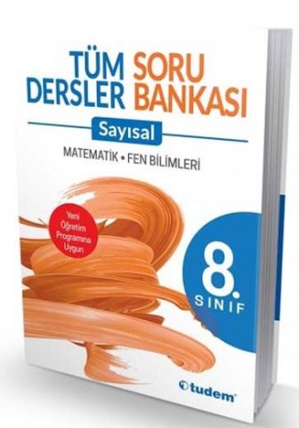 Tudem Yayınları 8. Sınıf Tüm Dersler Sayısal Soru Bankası