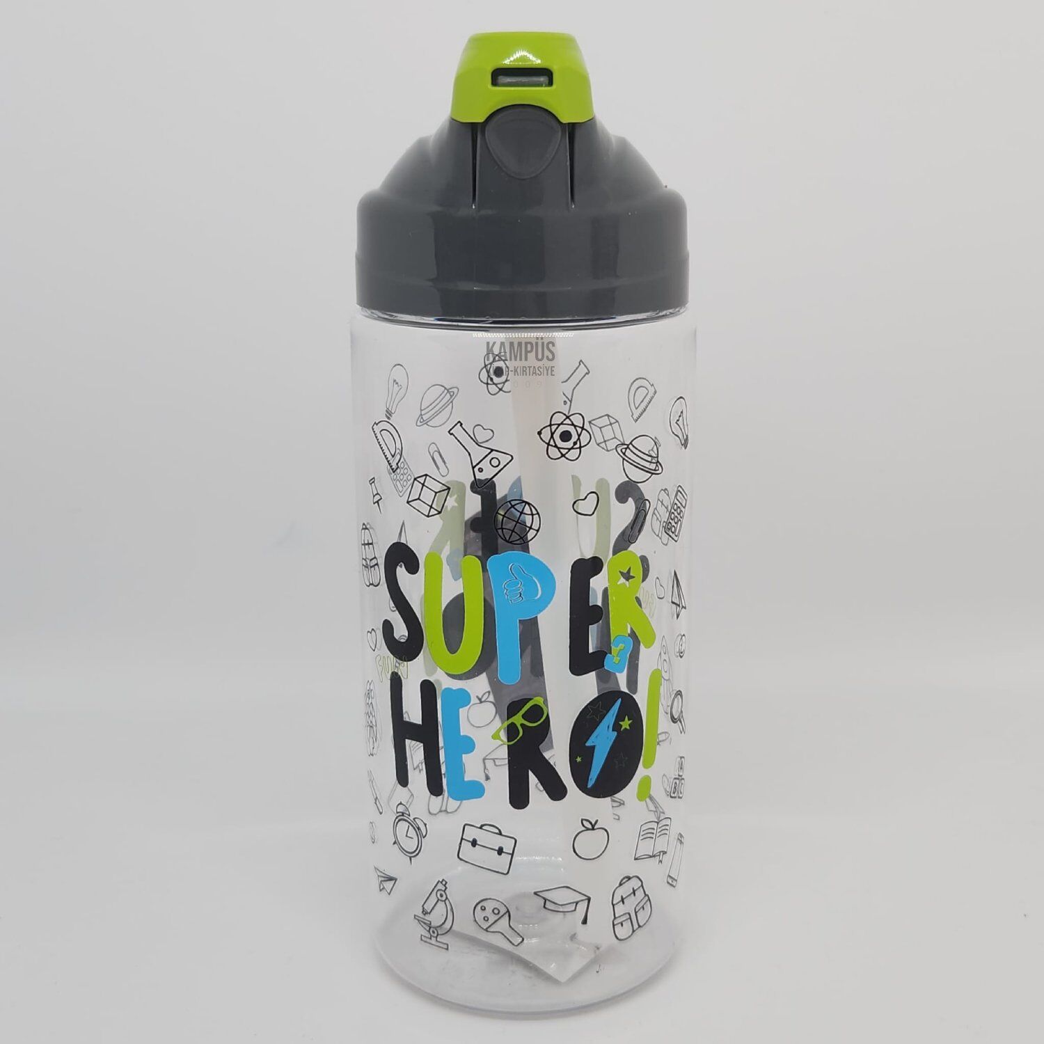 Gıpta Super Pipetli 500CC Tritan Matara Yeşil