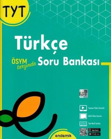 Endemik Yayınları TYT Türkçe Soru Bankası