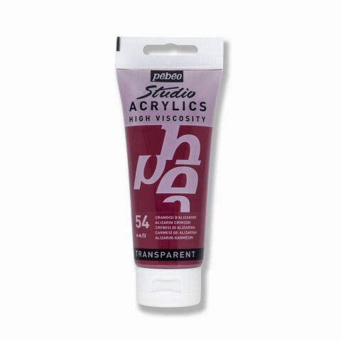 Pebeo Acrylic Studio 100 Ml 54 Alizarin Crimson