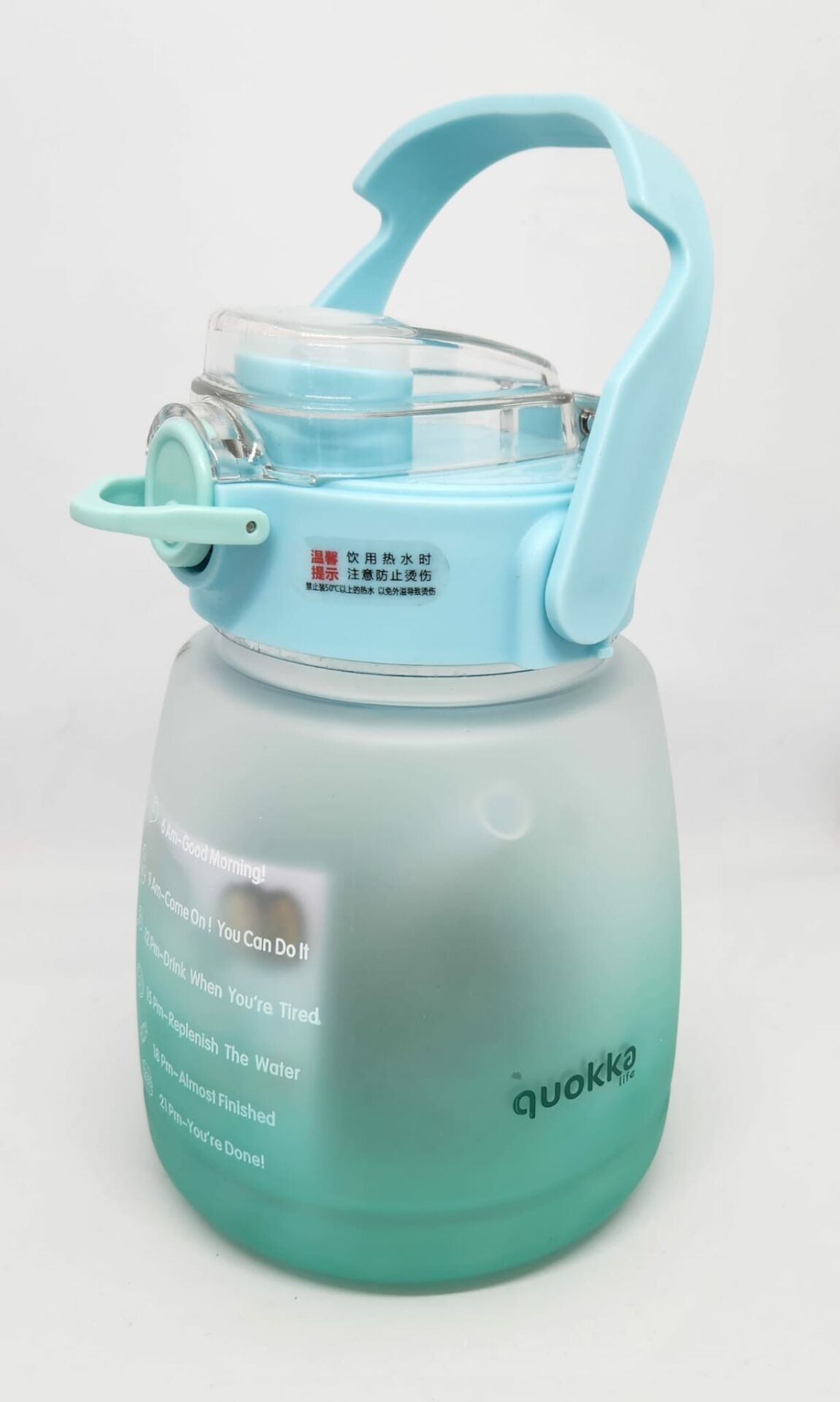Quokka Yeşil Tritan Pipetli-Pipetsiz Çift Başlık 1,3Litre