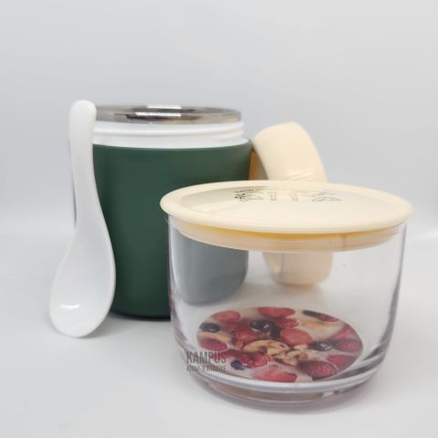 Vagonlife XC-557 700ml Yeşil 2 Katlı Yeni Nesil Sefer Tası