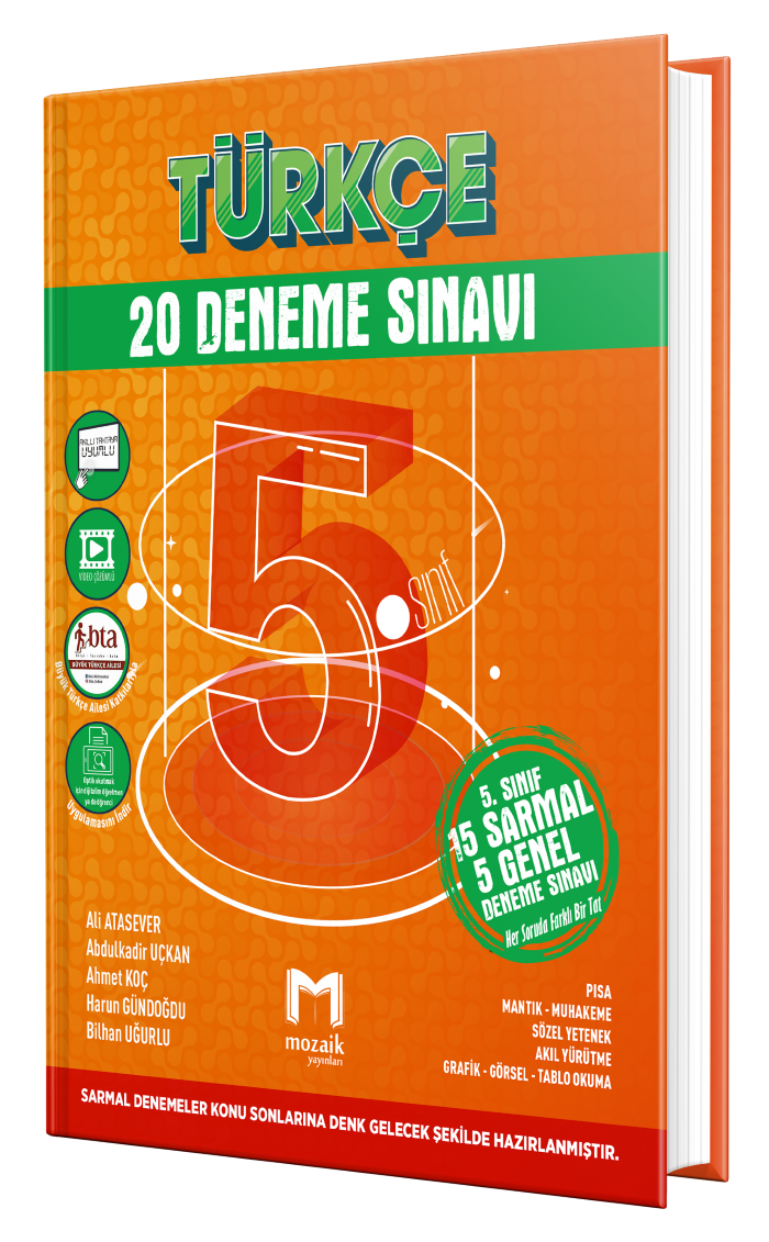 5.SINIF MOZAİK DENEME 20Lİ TÜRKÇE - 2023-24