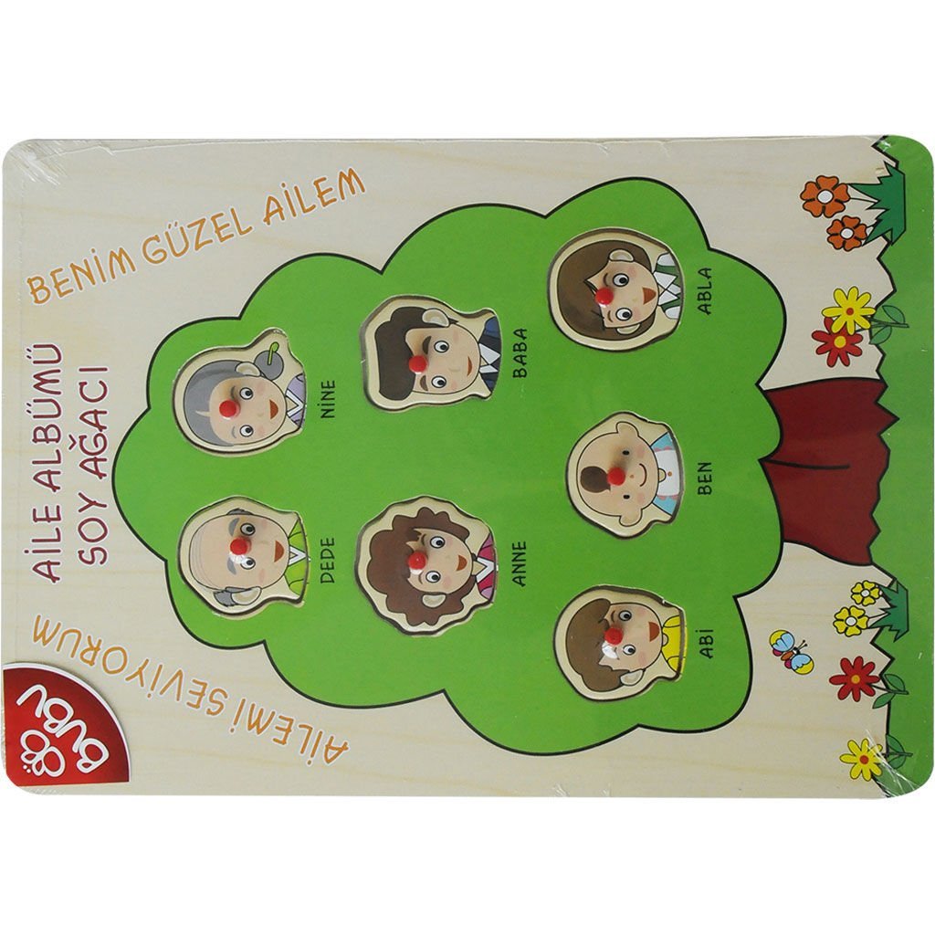 BuBu Ahşap Puzzle Aile Soyağacı AP0054