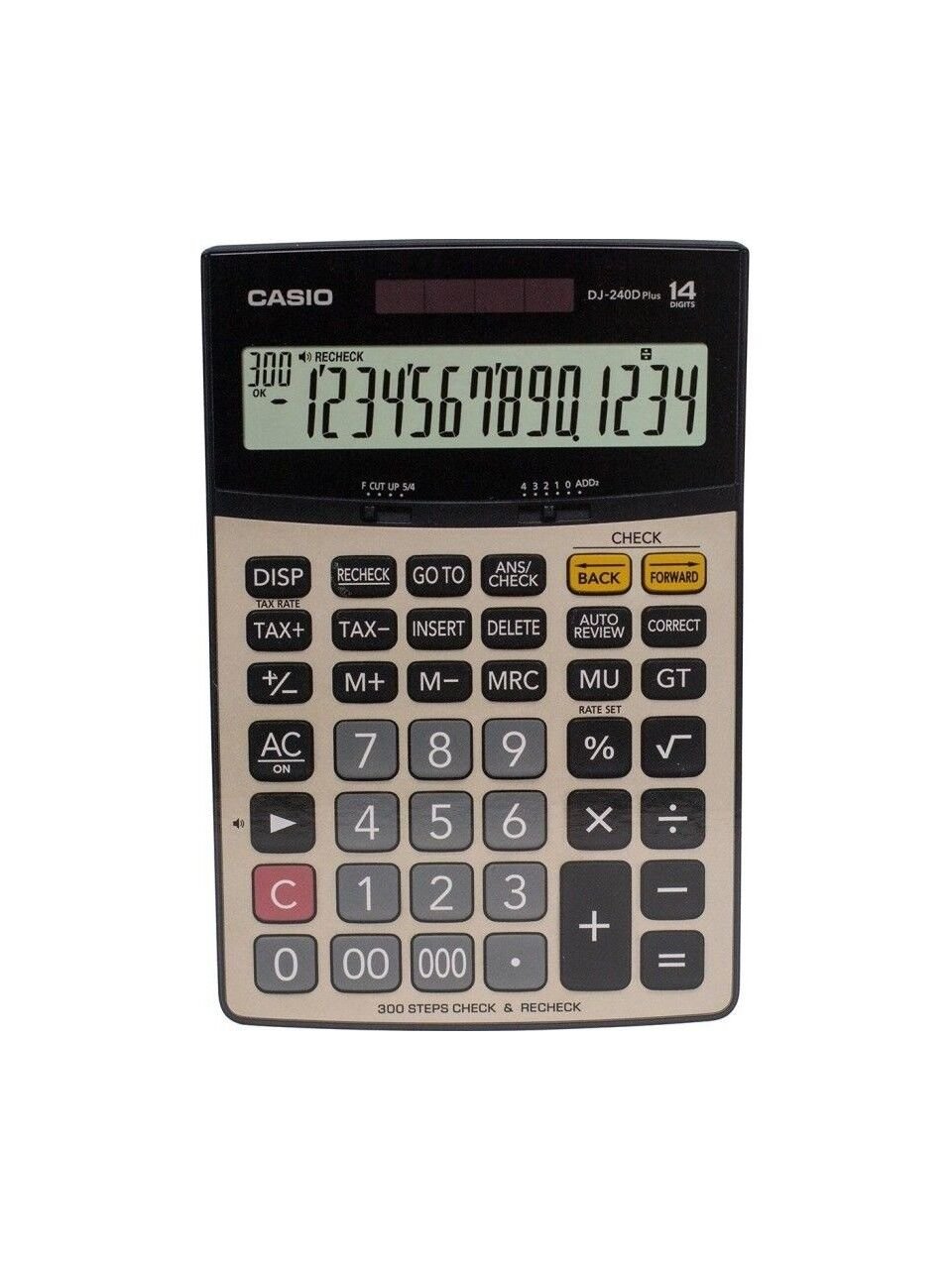Dj-240dplus 14 Hane Işlem Kontr. Masaüstü Hesap Makinesi