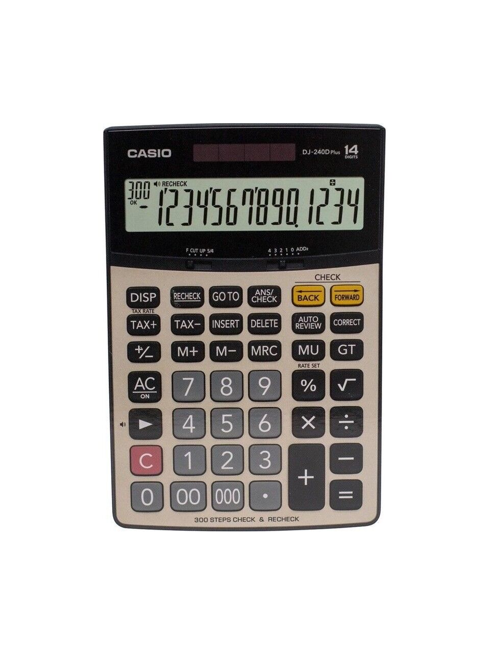 Dj-240dplus 14 Hane Işlem Kontr. Masaüstü Hesap Makinesi