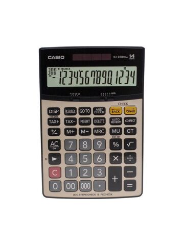 Dj-240dplus 14 Hane Işlem Kontr. Masaüstü Hesap Makinesi