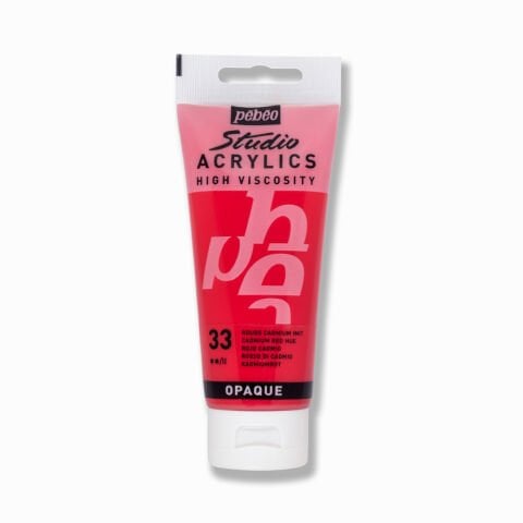Pebeo Acrylic Studio 100 Ml 33 Cadmium Red