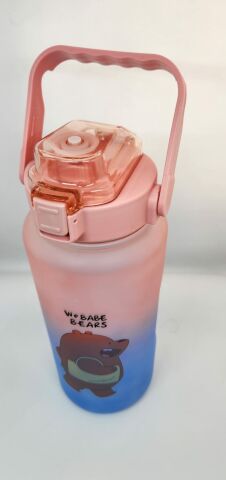 Quokkka Pembe-Mavi Çift Başlık We Babe Bears 2000litre Matara