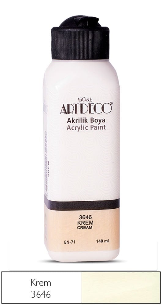 Artdeco Akrilik Boya 140ml Krem 3646