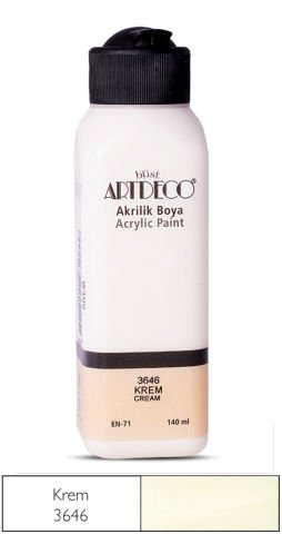 Artdeco Akrilik Boya 140ml Krem 3646