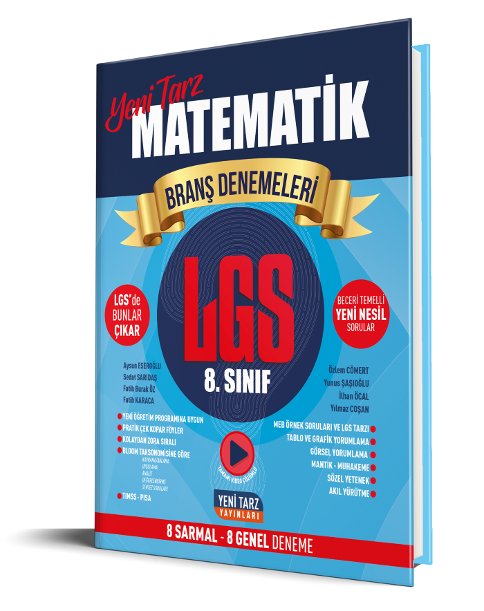 8.SINIF YENİ TARZ DENEME MATEMATİK - 2023-24