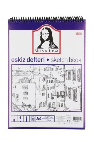 Eskiz Defteri A4 120 G 50 Yp