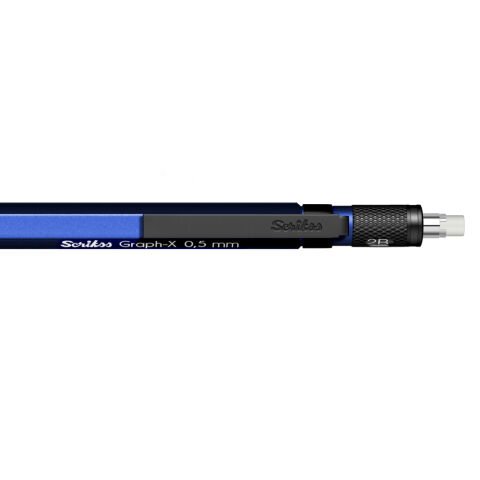Scrikss Graph-x Metal 0,5 Versatil Kalem Mavi