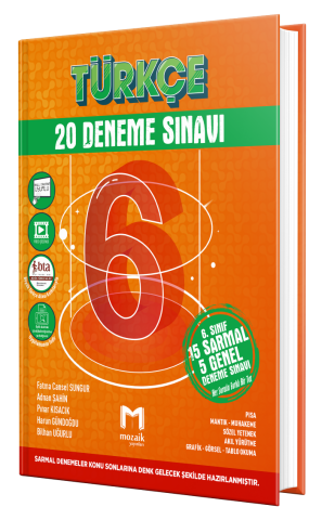 6.SINIF MOZAİK DENEME 20Lİ TÜRKÇE - 2023-24