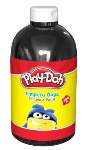 Play-Doh Tempera Boya 500ml Siyah TE002