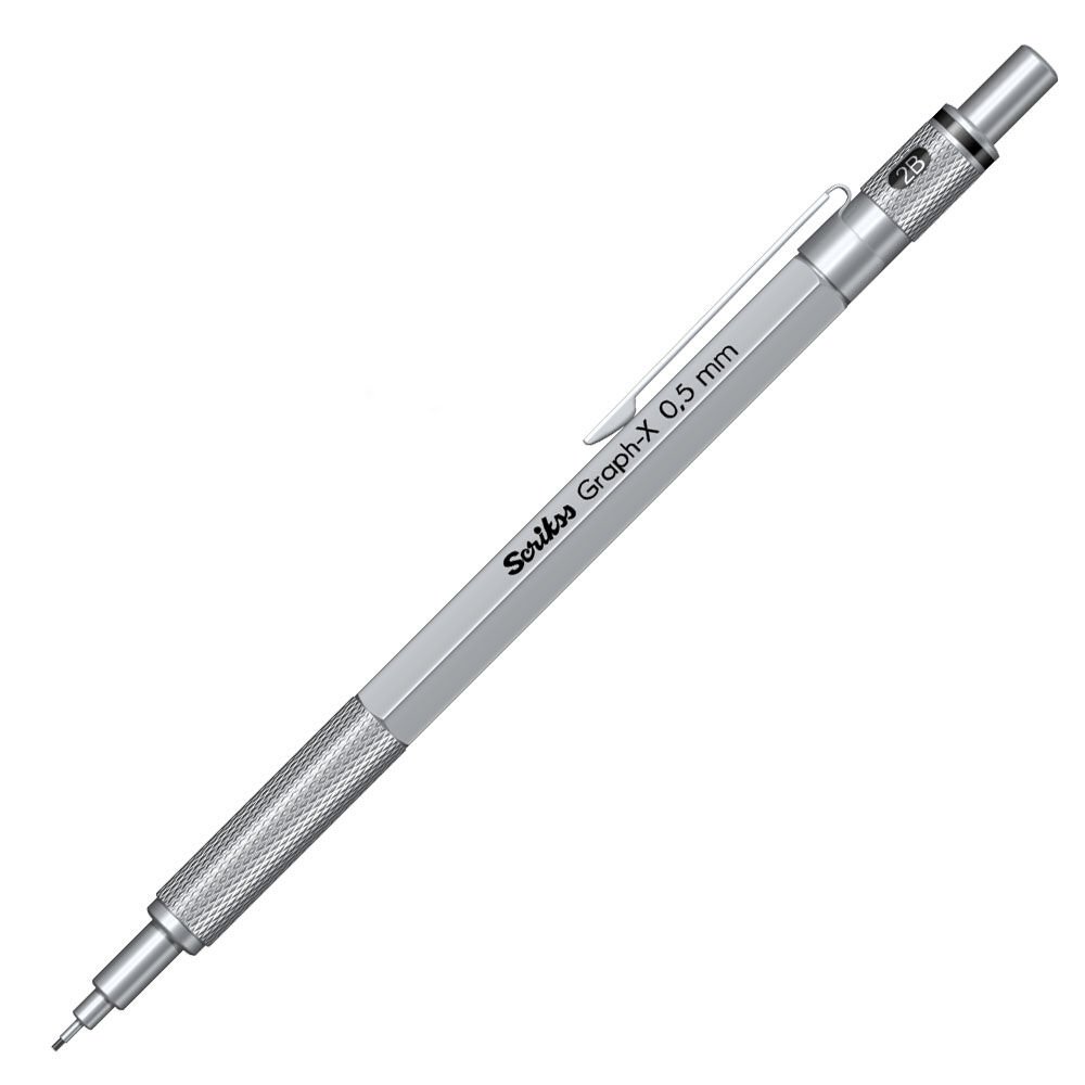 Scrikss Graph-X Metal Color Versatil 0,5 mm Saten Gri