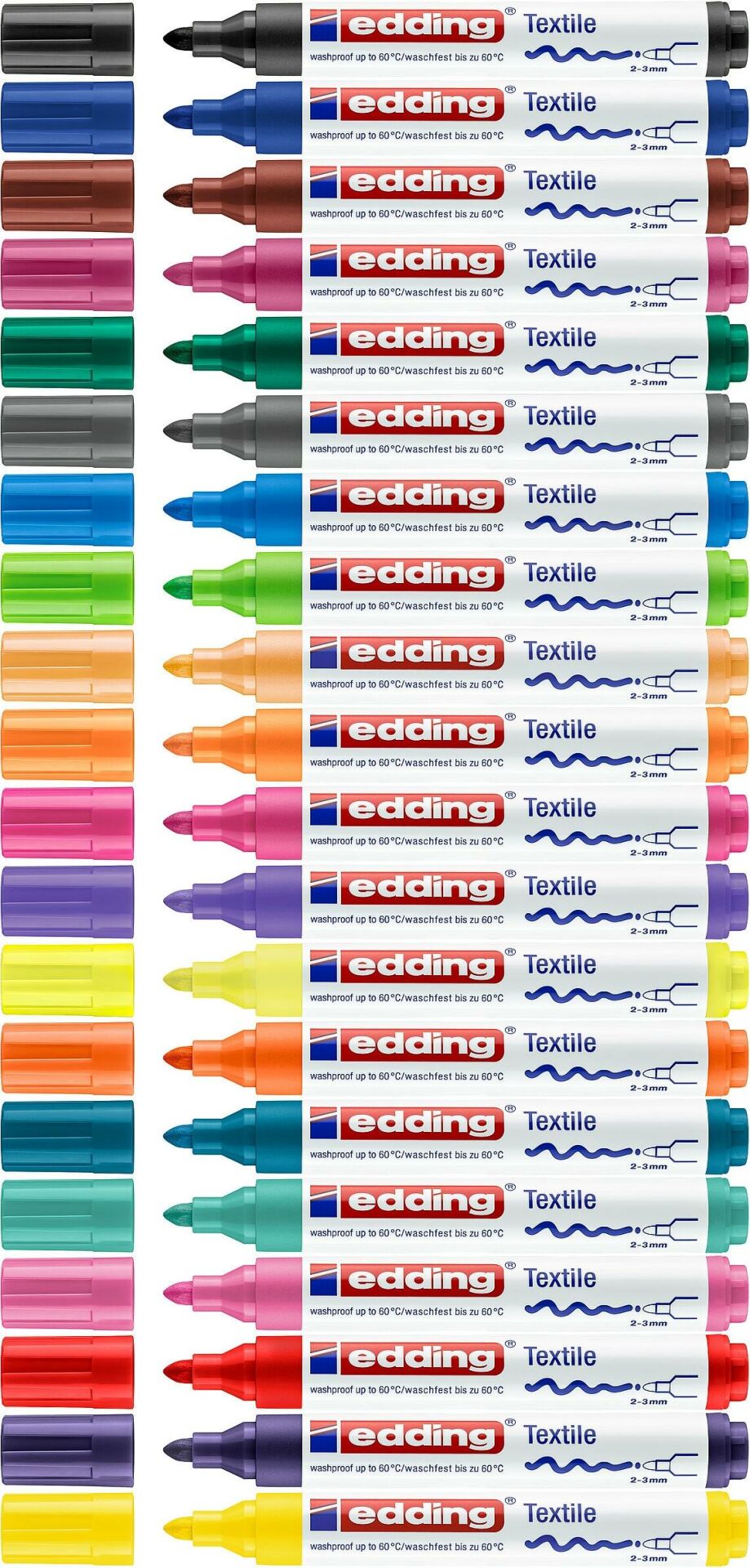 Edding Textile Kalem Seti 20'li (e-4500)
