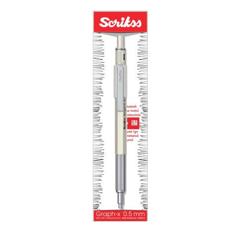 Scrikss Graph-X Metal Color Versatil 0,5 mm Beyaz