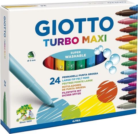 Turbo Maxi 24'lü Keçeli Boya Kalem Seti / 455000