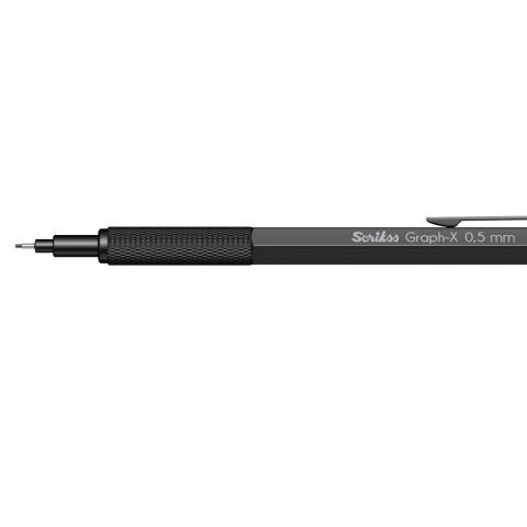 Scrikss Graph-X Metal Color Versatil 0,5 mm Siyah
