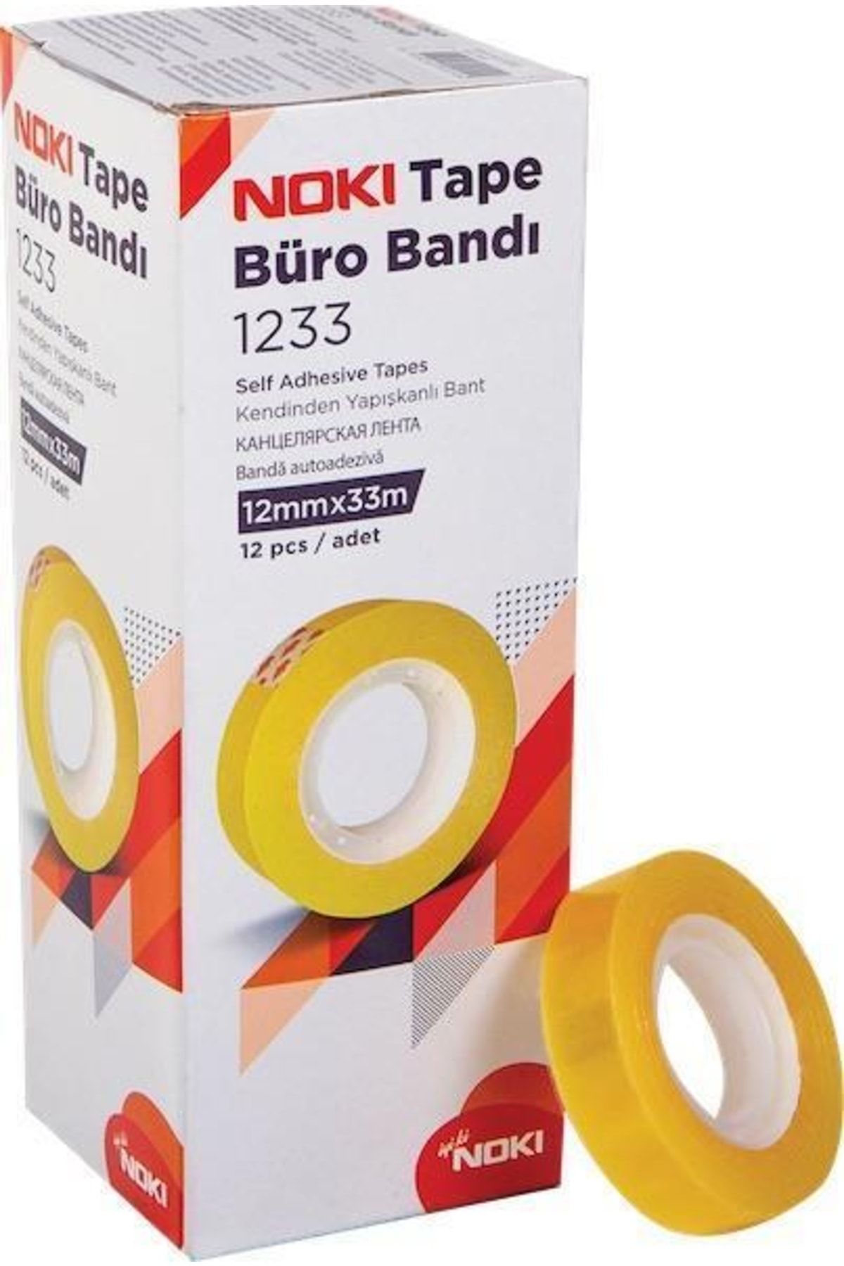 1233 Büro Bandı 12 Mm*33 M-12 Adet