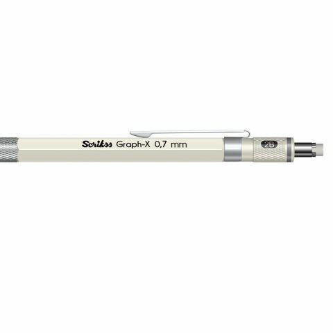 Scrikss Graph-X Metal Color Versatil 0,7 mm Beyaz