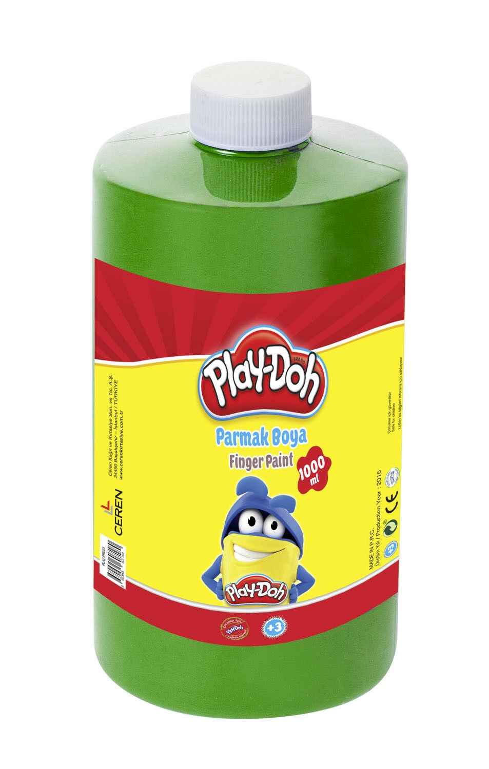 Play-Doh Parmak Boyası 1000ml Yeşil PR023