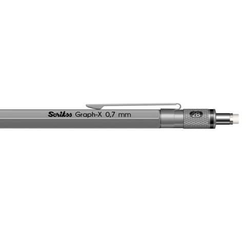 Scrikss Graph-X Metal Color Versatil 0,7 mm Saten Gri