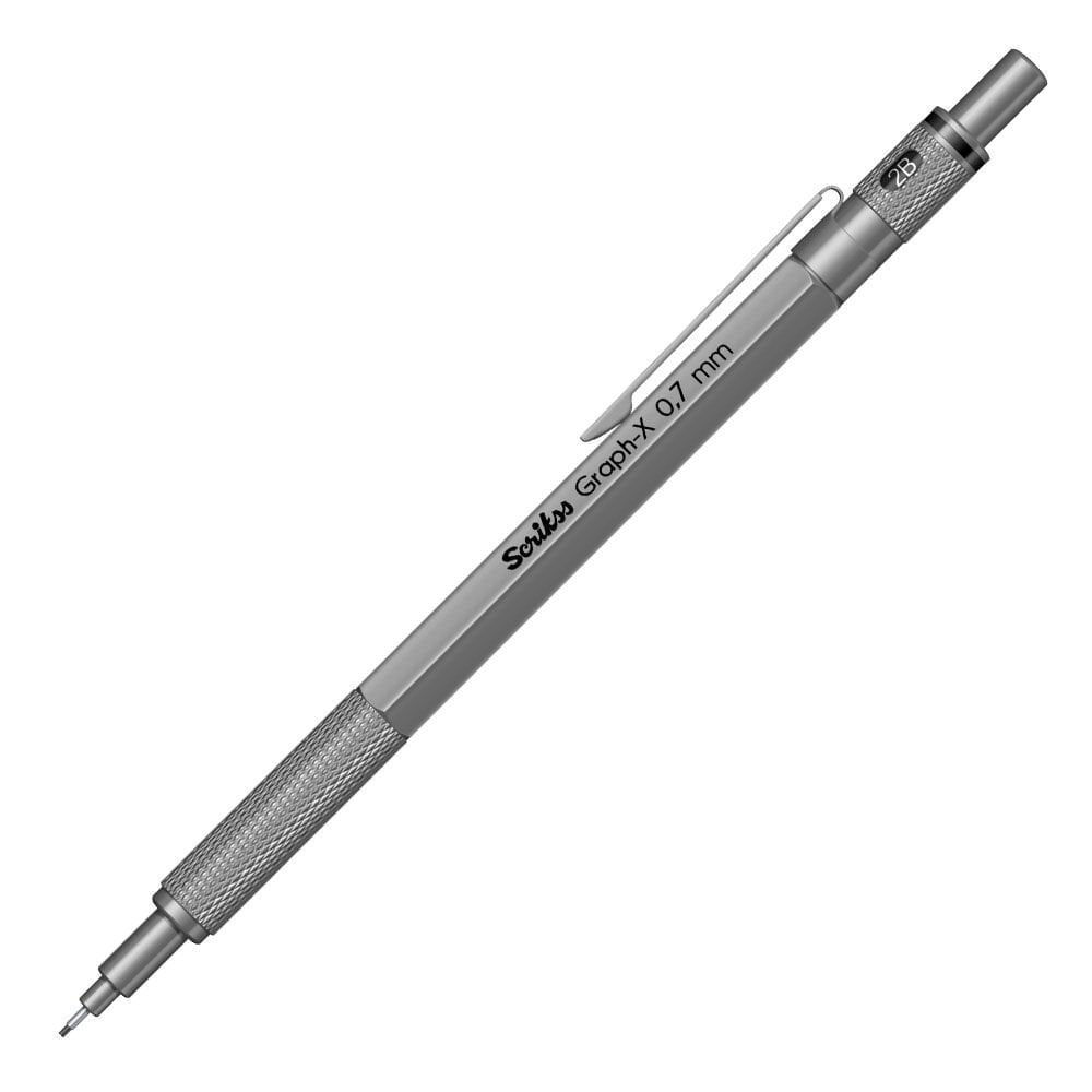 Scrikss Graph-X Metal Color Versatil 0,7 mm Kurşun Gri