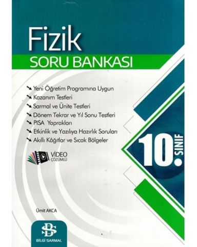 Bilgi Sarmal Yayınları 10. Sınıf Fizik Soru Bankası