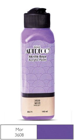 Artdeco Akrilik Boya 140ml Mor 3608